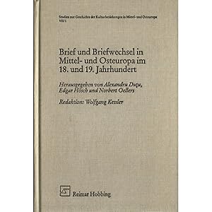 Bild des Verkufers fr Brief und Briefwechsel in Mittel -und Osteuropa im 18. und 19. Jahrhundert Band 1 zum Verkauf von avelibro OHG