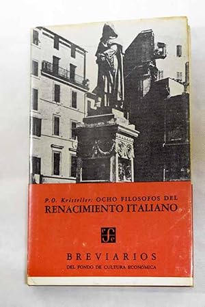 Imagen del vendedor de Ocho filsofos del Renacimiento italiano a la venta por Alcan Libros