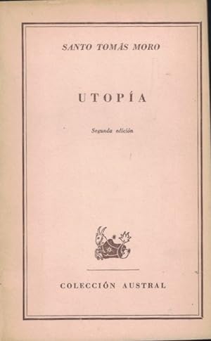 Imagen del vendedor de UTOPA. a la venta por Librera Torren de Rueda