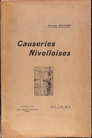 Seller image for Causeries nivelloises for sale by L'ivre d'Histoires