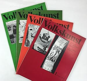 Volkskunst. Zeitschrift für volkstümliche Sachkultur. Jahrgang 1984, Heft 1 - 4 (m. lose beiliege...