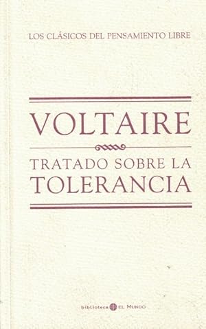 Imagen del vendedor de TRATADO SOBRE LA TOLERANCIA a la venta por Librera Torren de Rueda