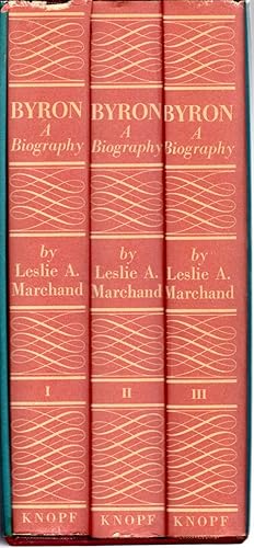 Image du vendeur pour Byron: A Biography (3 Volumes in slipcase) mis en vente par Dorley House Books, Inc.