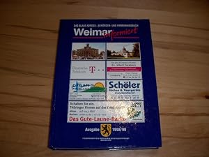 Immagine del venditore per Weimar, Das Blaue Adressbuch Stadt Weimar 1998/99. MIT Einwohnerverzeichnissen! venduto da Antiquariat Andrea Hauck - Preise inkl. Mwst.