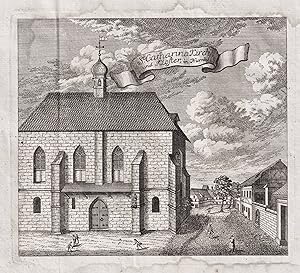 Bild des Verkufers fr "St. Catharina Kirch und Kloster in Nrnberg" - Nrnberg Katharinenkloster zum Verkauf von Antiquariat Steffen Vlkel GmbH