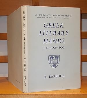 Greek Literary Hands, A.D. 400-1600