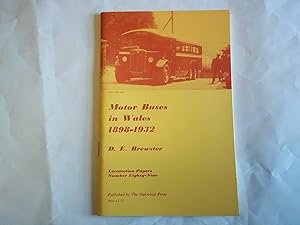 Seller image for Motor Buses in Wales 1898-1932 for sale by Carmarthenshire Rare Books