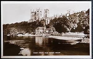 Durham Cathedral River Weir Tuck Postcard