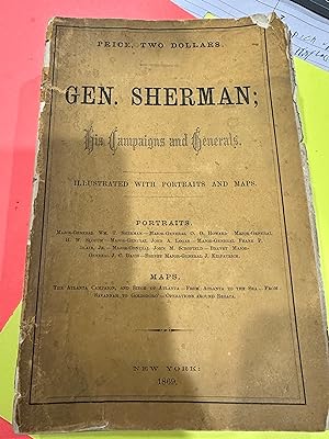Image du vendeur pour Gen. Sherman; his campaigns & generals mis en vente par Happy Heroes