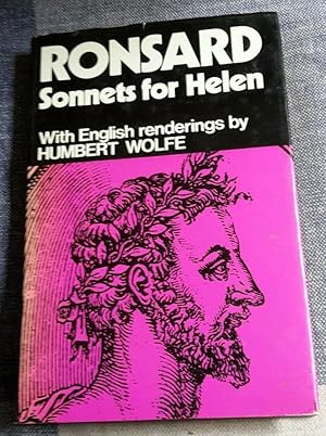 Seller image for Pierre de Ronsard: Sonnets for Helen for sale by GN Books and Prints