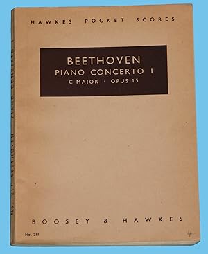 Beethoven - Violin Concerto I in C Major ., Opus 15 - Hawkes Pocket Scores No. 211 /