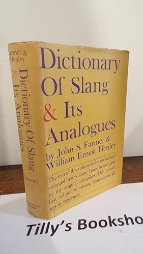 Seller image for Dictionary Of Slang & Its Analogues Volume I - Revised Edition for sale by Tilly's Bookshop