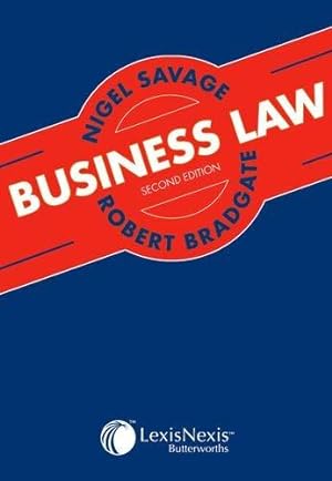 Bild des Verkufers fr Business Law zum Verkauf von WeBuyBooks