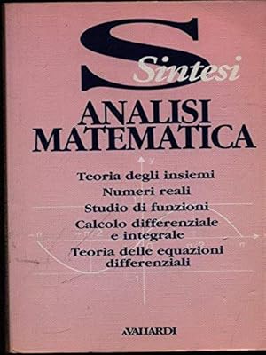 Immagine del venditore per Analisi matematica venduto da librisaggi