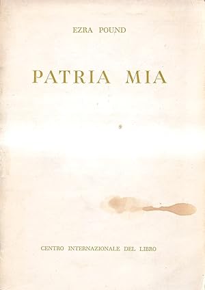 Patria mia. Discussione sulle arti, il loro uso e il loro futuro in America