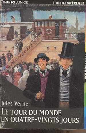 Image du vendeur pour Le tour du monde en quatre-vingts jours - "Folio junior" n521 mis en vente par Le-Livre