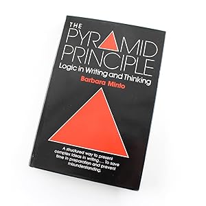 Immagine del venditore per The Pyramid Principle: Logic in Writing and Thinking book by Barbara Minto venduto da West Cove UK
