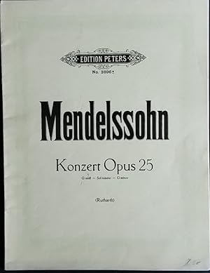 Konzert Opus 25. G minor