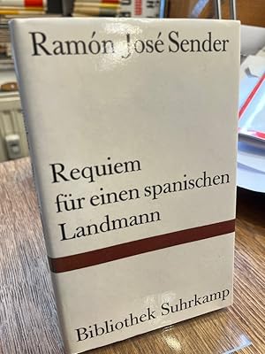 Requiem für einen spanischen Landmann. (= Bibliothek Suhrkamp Band 133). Aus dem Spanischen von W...