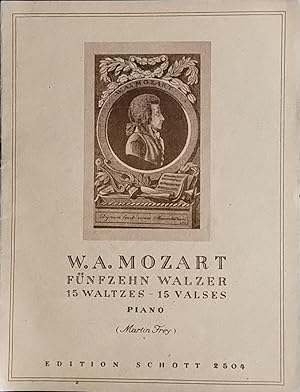 Funfzehn Walzer. Piano