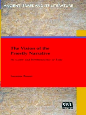 Seller image for The Vision of the Priestly Narrative for sale by Collectors' Bookstore
