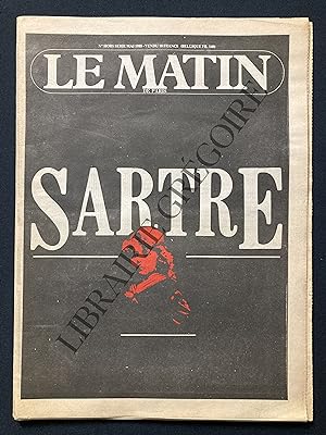 LE MATIN-N°HORS SERIE-MAI 1980-SARTRE
