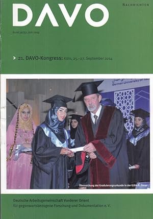 DAVO-Nachrichten. Band 36/37, Juni 2014. 21. - Im Inhalt: 20. DAVO-Kongress in Münster - Zusammen...