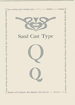 Sand Cast Type (First Edition)