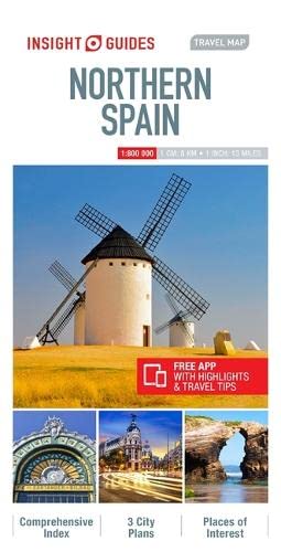 Image du vendeur pour Insight Guides Travel Map of Northern Spain - Barcelona Map, Madrid Map (Insight Guides Travel Maps) mis en vente par WeBuyBooks