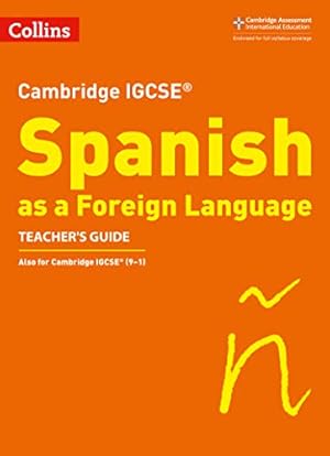 Imagen del vendedor de Cambridge IGCSE  Spanish Teacher's Guide (Collins Cambridge IGCSE ) a la venta por WeBuyBooks 2
