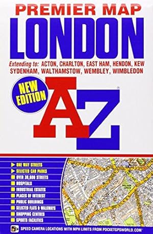 Bild des Verkufers fr LONDON A-Z PREMIER MAP [New 12th edition] zum Verkauf von WeBuyBooks