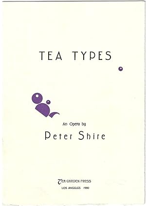 Immagine del venditore per Tea Types (Prospectus) venduto da Purpora Books