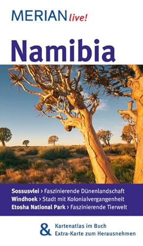 Bild des Verkufers fr MERIAN live! Reisefhrer Namibia: Mit Kartenatlas im Buch und Extra-Karte zum Herausnehmen zum Verkauf von Versandantiquariat Felix Mcke