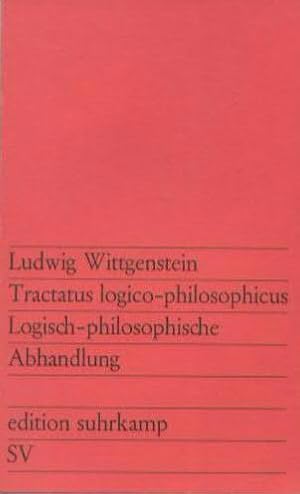 Bild des Verkufers fr Tractatus logico-philosophicus. Logisch-philosophische Abhandlung zum Verkauf von bcher-stapel