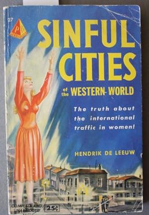 Imagen del vendedor de Sinful Cities of the Western World ( Pyramid Book # 27 ) - truth abouth the international traffic in women! a la venta por Comic World