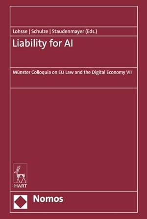 Image du vendeur pour Liability for Ai : Mnster Colloquia on Eu Law and the Digital Economy mis en vente par GreatBookPrices