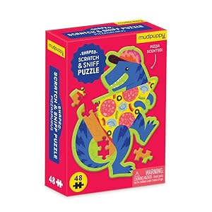 Bild des Verkufers fr Pizzasaurus Mini Scratch & Sniff Puzzle : 48 Pieces zum Verkauf von GreatBookPrices