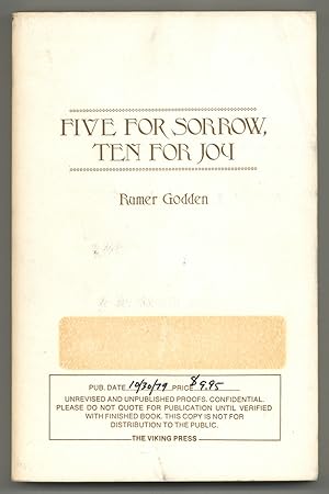 Bild des Verkufers fr Five for Sorrow, Ten for Joy zum Verkauf von Between the Covers-Rare Books, Inc. ABAA