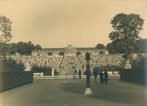 Foto Potsdam in Brandenburg, Sanssouci, Parkpartie, 1934