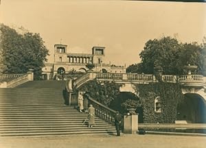 Foto Potsdam in Brandenburg, Sanssouci, Parkpartie, 1934