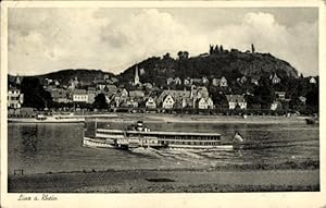 Ansichtskarte / Postkarte Linz am Rhein, Rhein mit Salondampfer Vaterland