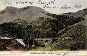 Ansichtskarte / Postkarte Venezuela, Gran Ferrocarril, Puente Guanabano