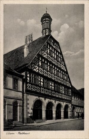 Bild des Verkufers fr Ansichtskarte / Postkarte Ebern in Unterfranken, Rathaus zum Verkauf von akpool GmbH