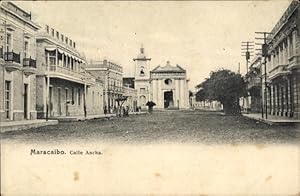 Ansichtskarte / Postkarte Maracaibo Venezuela, Calle Ancha