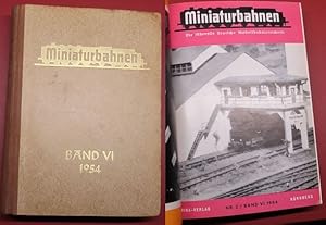 Miniaturbahnen. Die führende deutsche Modellbahnzeitschrift. Jahrgang 1954 Band VI.