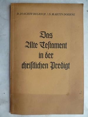 Seller image for Das Alte Testament in der christlichen Predigt. Zwei Vortrge. for sale by Ostritzer Antiquariat