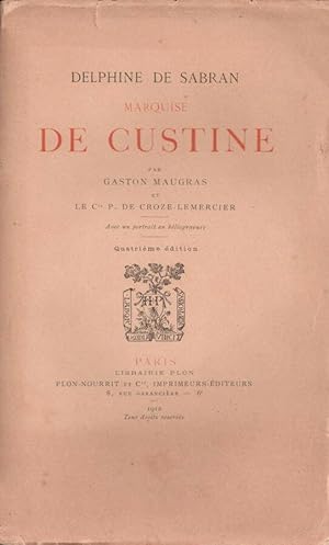 Delphine de Sabran Marquise De Custine