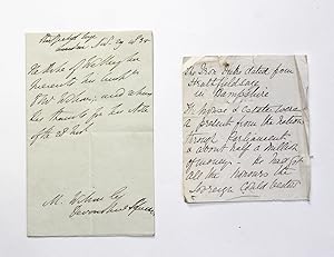 Seller image for An Original Hand Written and Signed Letter from Stratfield Saye House by Prime Minister Arthur Wellesley, 1st Duke of Wellington. for sale by Lasting Words Ltd