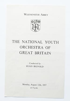 The National Youth Orchestra of Great Britain Conducted by Hugo Rignold