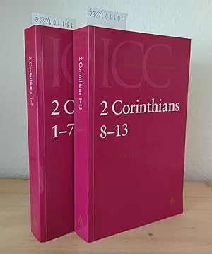 Immagine del venditore per The Second epistle to the Corinthians. In 2 Volumes (complete). [By Margaret E. Thrall]. - Volume 1: Introduction and Commentary on II Corinthians 1-7. - Volume 2: Commentary on 2 Corinthians 8-13. (= The International Critical Commentary on the Holy Scriptures of the Old and New Testaments). venduto da Antiquariat Kretzer